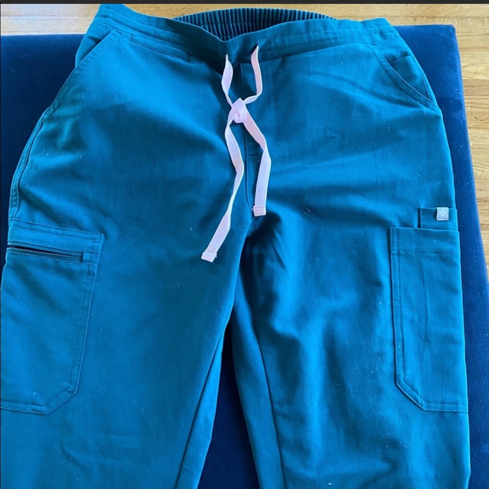 Figs Caribbean Blue Scrub Pants